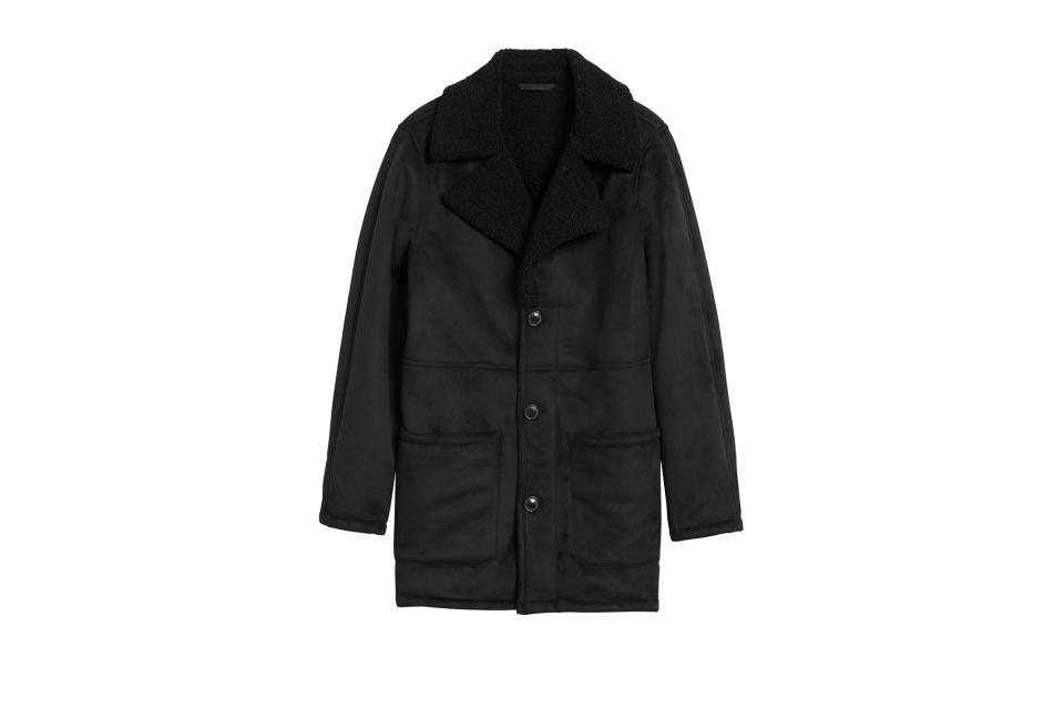 Banana Republic Japan exclusive vegan shearling ranch coat (was $300, 30% off)