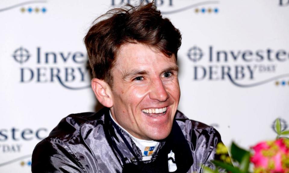 Emmet McNamara smiles after winning Saturday’s Investec Derby on Serpentine.