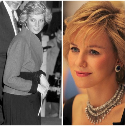 Naomi Watts as Princess Diana