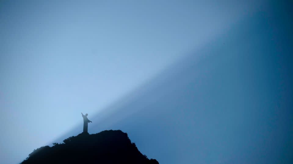 The statue is visible from all over the city of Rio de Janeiro. - Mauro Pimentel/AFP/Getty Images