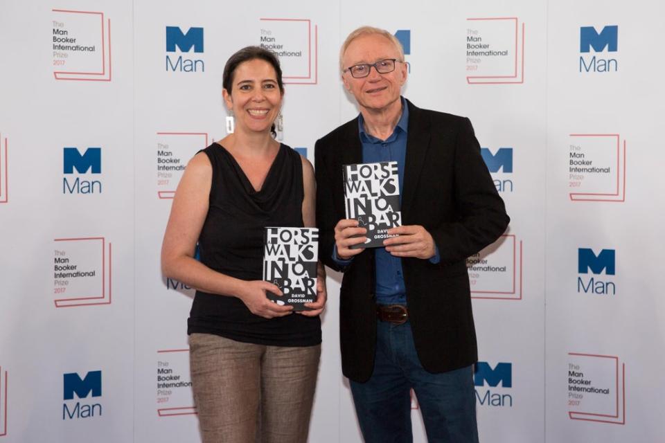 David Grossman previously won the Booker International Prize with translator Jessica Cohen in 2017 for A Horse Walks Into A Bar (Man Booker International Prize/PA) (PA Media)