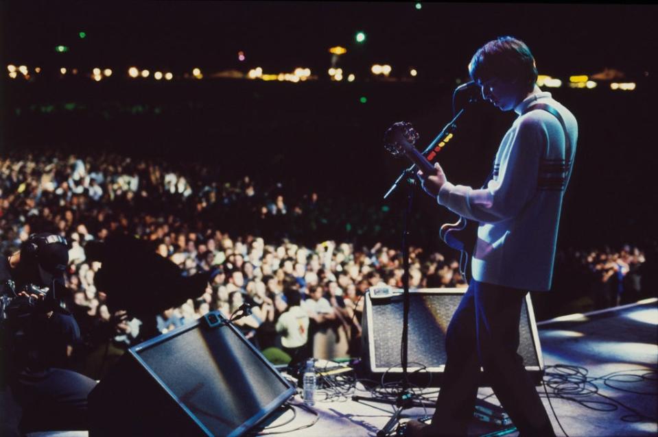 Noel Gallagher called the gig “the last great gathering before the birth of the internet” (Jill Furmanovsky)