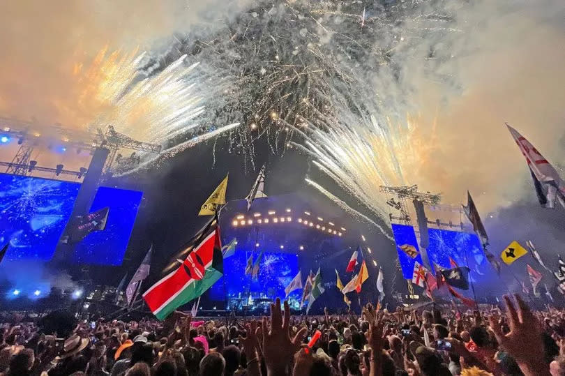 Pyramid Stage at Glastonbury Festival