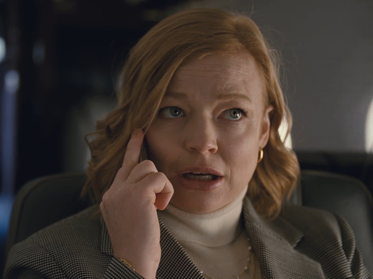 About a Roy: Sarah Snook as Shiv Roy in the ‘Succession’ finale (HBO/Sky)