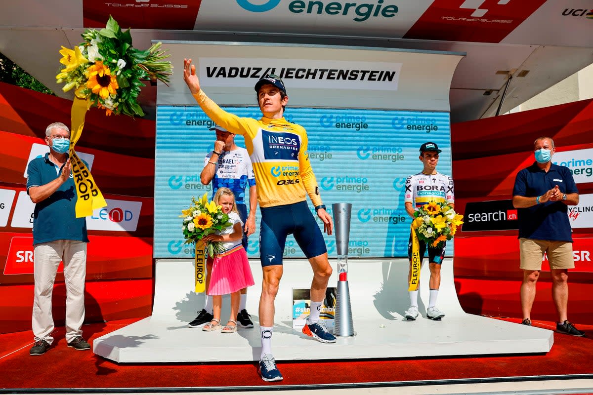 Geraint Thomas has won the Tour de Suisse (Eddy Risch/AP/PA) (AP)