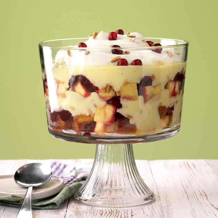 Canadian Cranberry Trifle