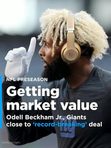 Odell Beckham Jr., New York Giants close to finalizing 'record-breaking' deal