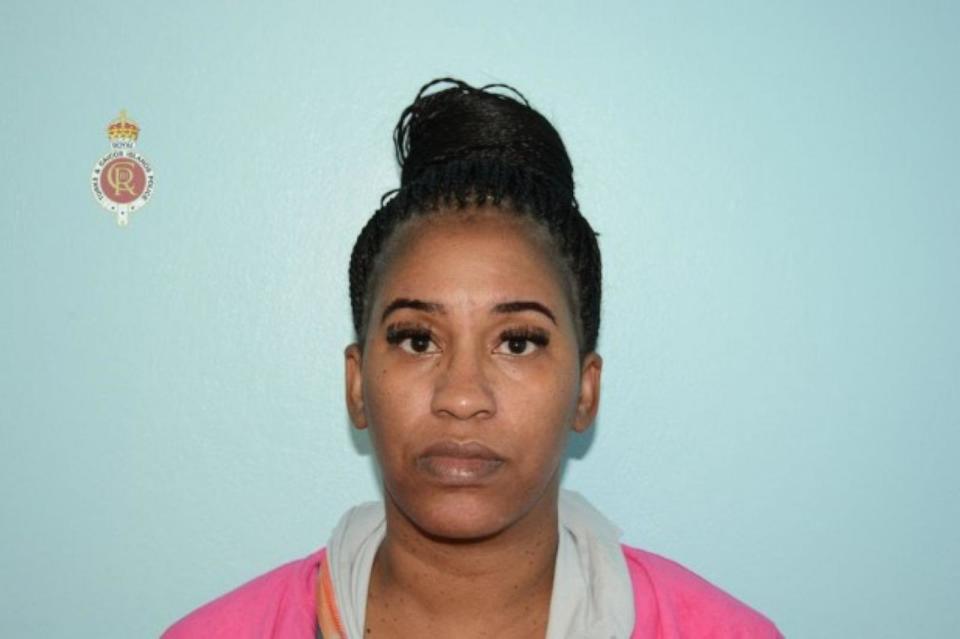 PHOTO: The booking photo for Sharitta Grier. (Royal Turks and Caicos Islands Police Force)