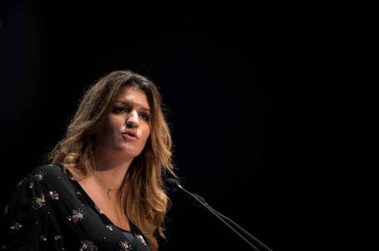 La ministre chargée de la Citoyenneté Marlène Schiappa le 27 octobre 2020 à Albi - Lionel BONAVENTURE © 2019 AFP