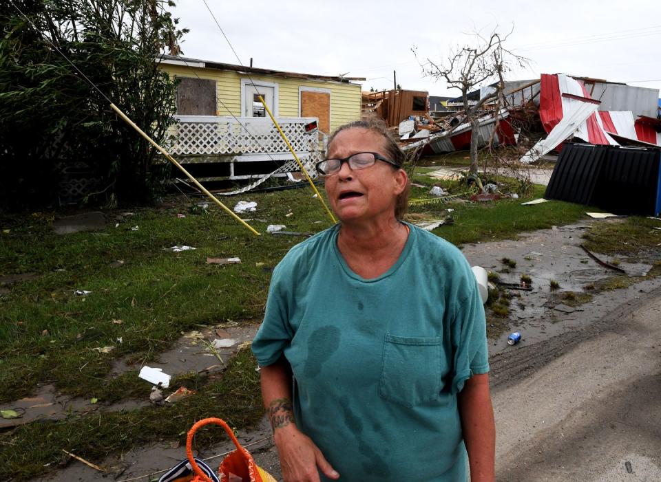 Destruction caused by Harvey in Texas