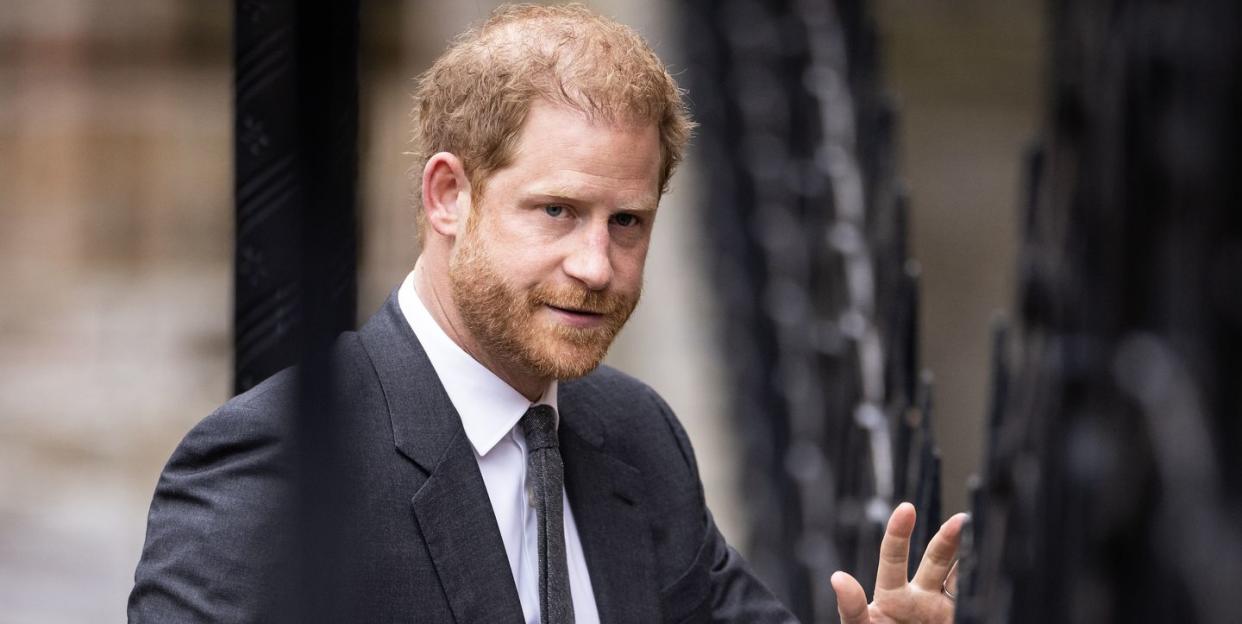 london, england march 28 prince harry, duke of sussex arrives at the royal courts of justice on march 28, 2023 in london, england prince harry is one of several claimants in a lawsuit against associated newspapers, publisher of the daily mail photo by dan kitwoodgetty images