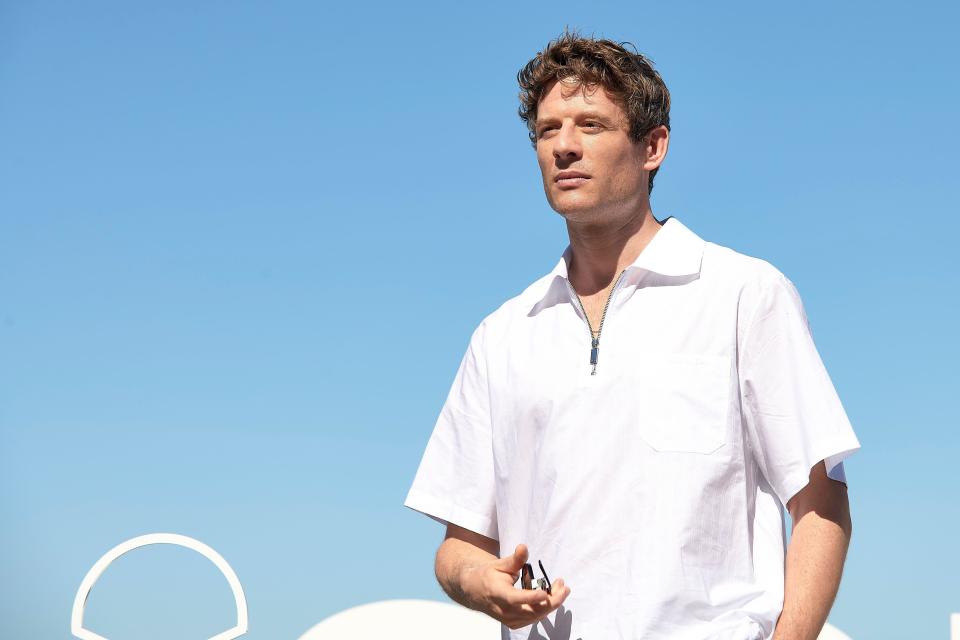 James Norton attent at the photocall `Ex-Husband` during the 71st San Sebastian International Film Festival at Kursaal on September 24, 2023 in San Sebastian, Spain. (Photo by Yurena Paniagua/COOLMedia/NurPhoto) Credit: NurPhoto SRL/Alamy Live News