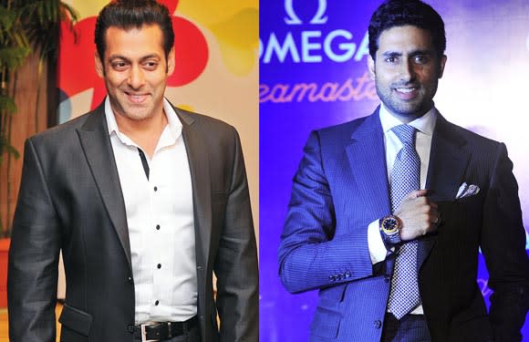 Salman Khan and Abhishek Bachchan will always keep their distance and never work together now that Abhishek is married to Salman's ex Aishwarya. © BCCL