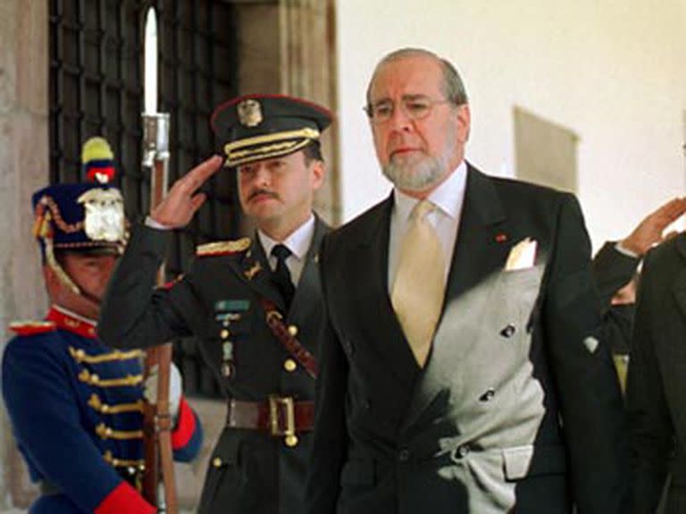 Álvaro Noboa, en la sede presidencial