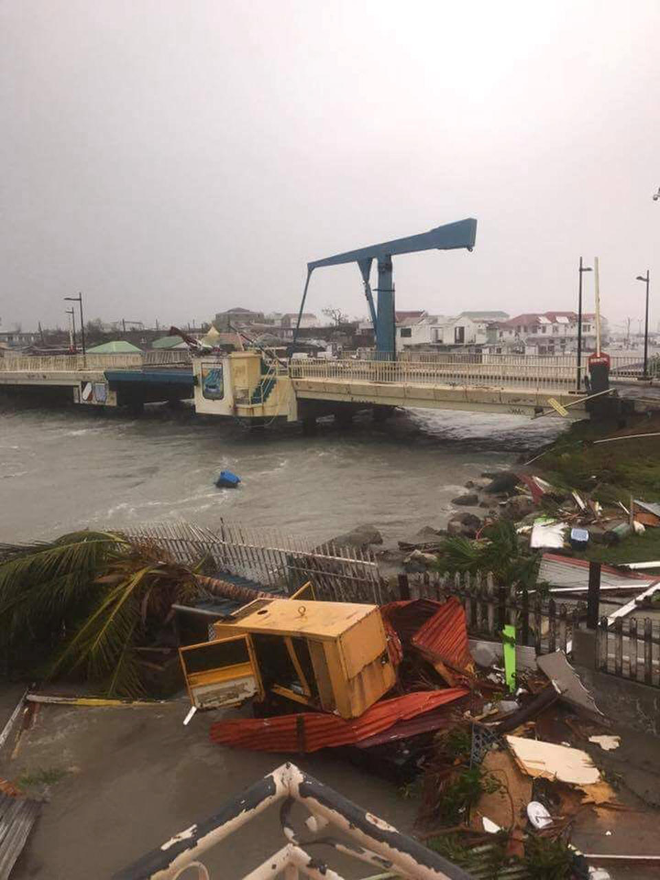 <p>View of the aftermath of Hurricane Irma on Sint Maarten Dutch part of Saint Martin island in the Caribbean, Sept. 7, 2017. (Photo: Netherlands Ministry of Defence/Handout via Reuters) </p>