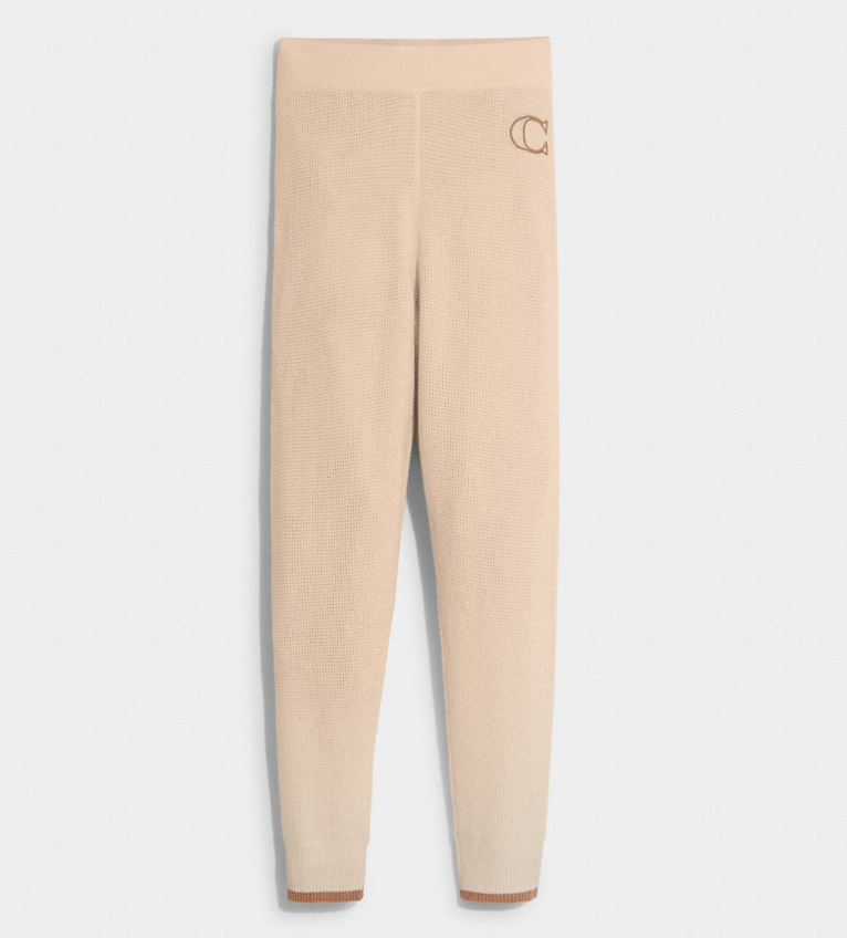 Thermal Knit Joggers. Image via Coach Outlet.