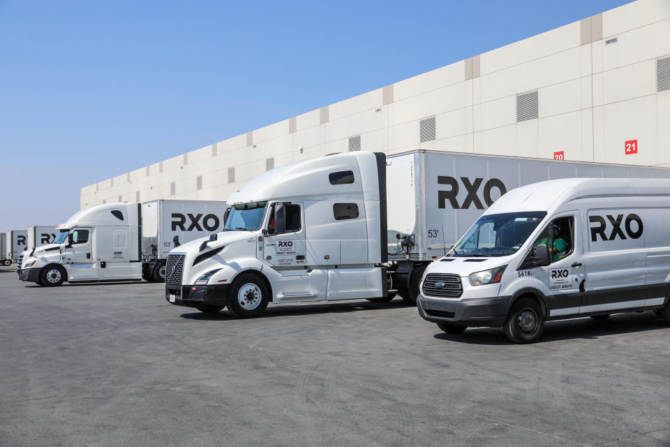 RXO remains an investment grade credit at Moody's, but the outlook shifted to negative (Photo: RXO)