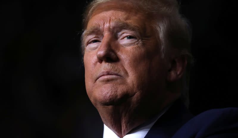 U.S. President Donald Trump holds a campaign rally in North Charleston, South Carolina