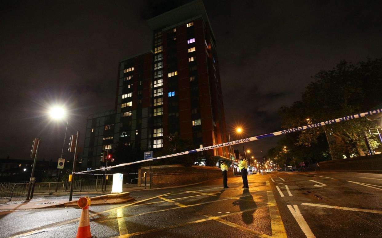 Emergency services were called to East India Dock Road in Poplar - PA