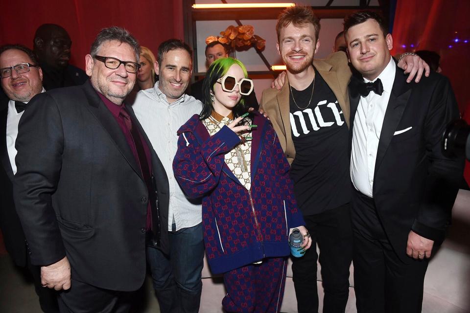 Sir Lucian Grainge, Danny Rukasin, Billie Eilish, Finneas O'Connell & Brandon Goodman