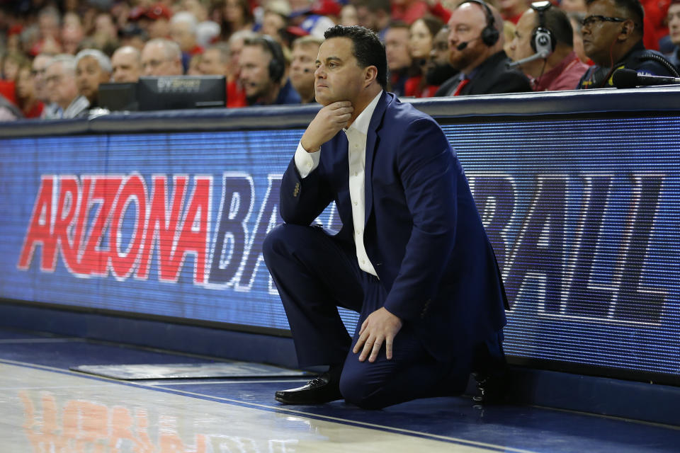 Could Arizona head coach Sean Miller be facing sanctions from the NCAA after an investigation into his program? (AP)