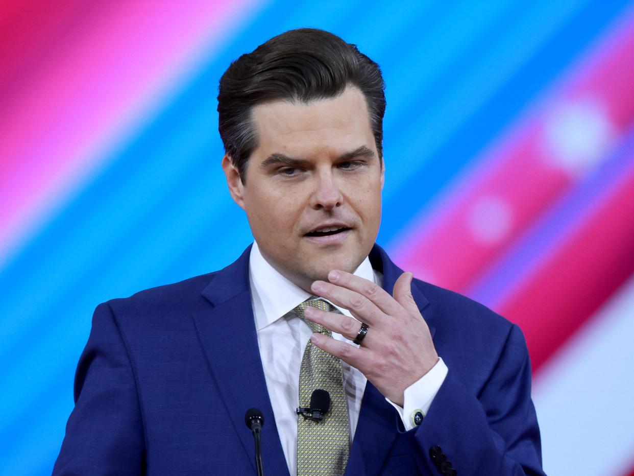 Matt Gaetz speaks at CPAC