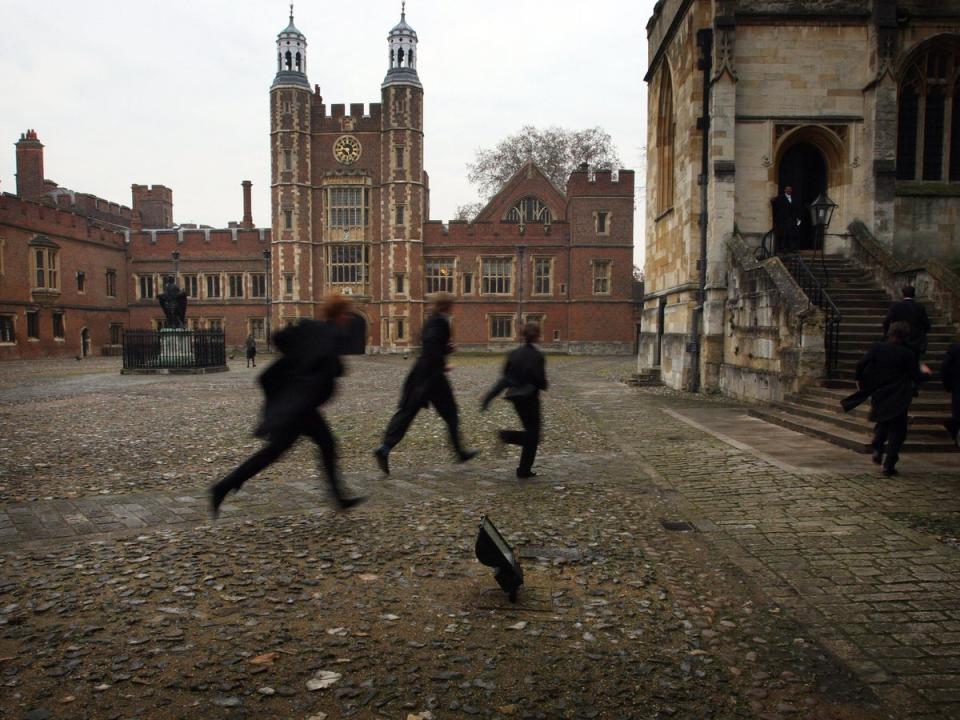 Private schools such as Eton will have to up their already considerable fees (Getty)