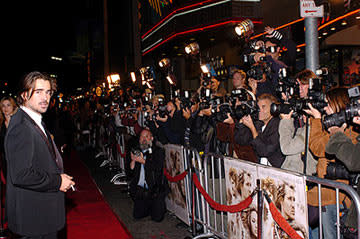 Colin Farrell at the Hollywood premiere of Warner Bros. Alexander