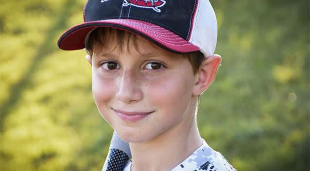 Caleb Thomas Schwab, 10, died on the attraction in August 2016. Photo: Supplied