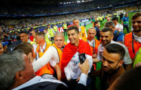 Soccer Football - Champions League Final - Real Madrid v Liverpool - NSC Olympic Stadium, Kiev, Ukraine - May 26, 2018 Real Madrid's Cristiano Ronaldo celebrates winning the Champions League REUTERS/Kai Pfaffenbach