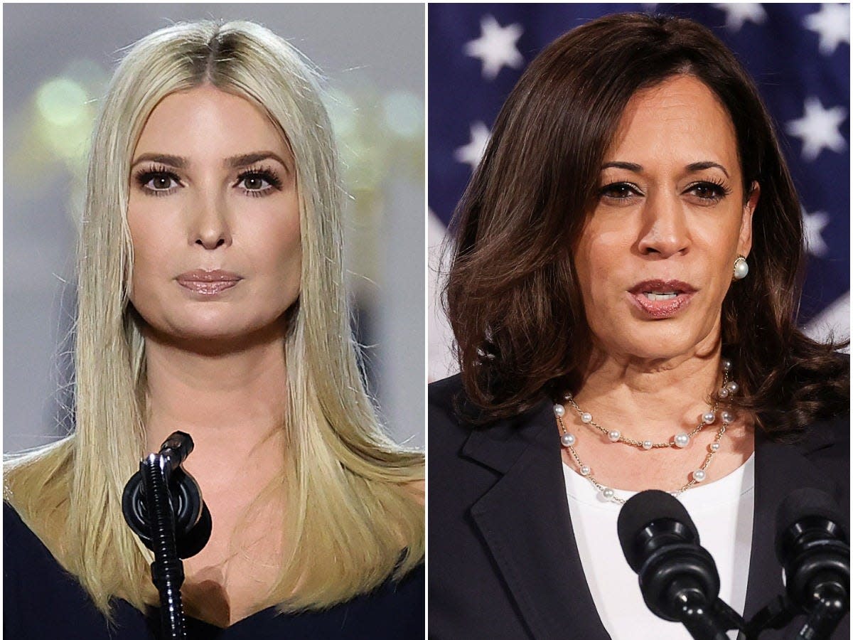 ivanka trump kamala harris