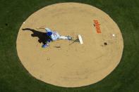 Chicago Cubs starter Keegan Thompson throws during the first inning of a baseball game against the Milwaukee Brewers Sunday, Sept. 19, 2021, in Milwaukee. (AP Photo/Morry Gash)