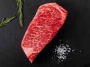 <p>Chopbox</p><p><strong>$29.99</strong></p><p><a href="https://chopbox.com/collections/beef/products/new-york-strip-steak-14oz-prime" rel="nofollow noopener" target="_blank" data-ylk="slk:Shop Now;elm:context_link;itc:0;sec:content-canvas" class="link ">Shop Now</a></p><p>Chopbox guarantees that their steaks that are never frozen. In fact, this means that you're only going a few days from "farm to fork" as they put it. Plus, take a look at that New York Strip...do you need any other convincing??</p>