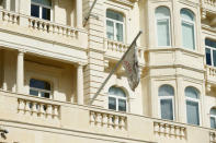 FILE PHOTO: The office of Pilatus Bank is seen at Whitehall Mansions in Ta' Xbiex, Malta, October 28, 2017. REUTERS/Darrin Zammit Lupi/File Photo