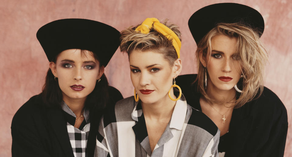 Bananarama said they had to fight against sexism when they first started out. (Michael Putland/Getty Images) 