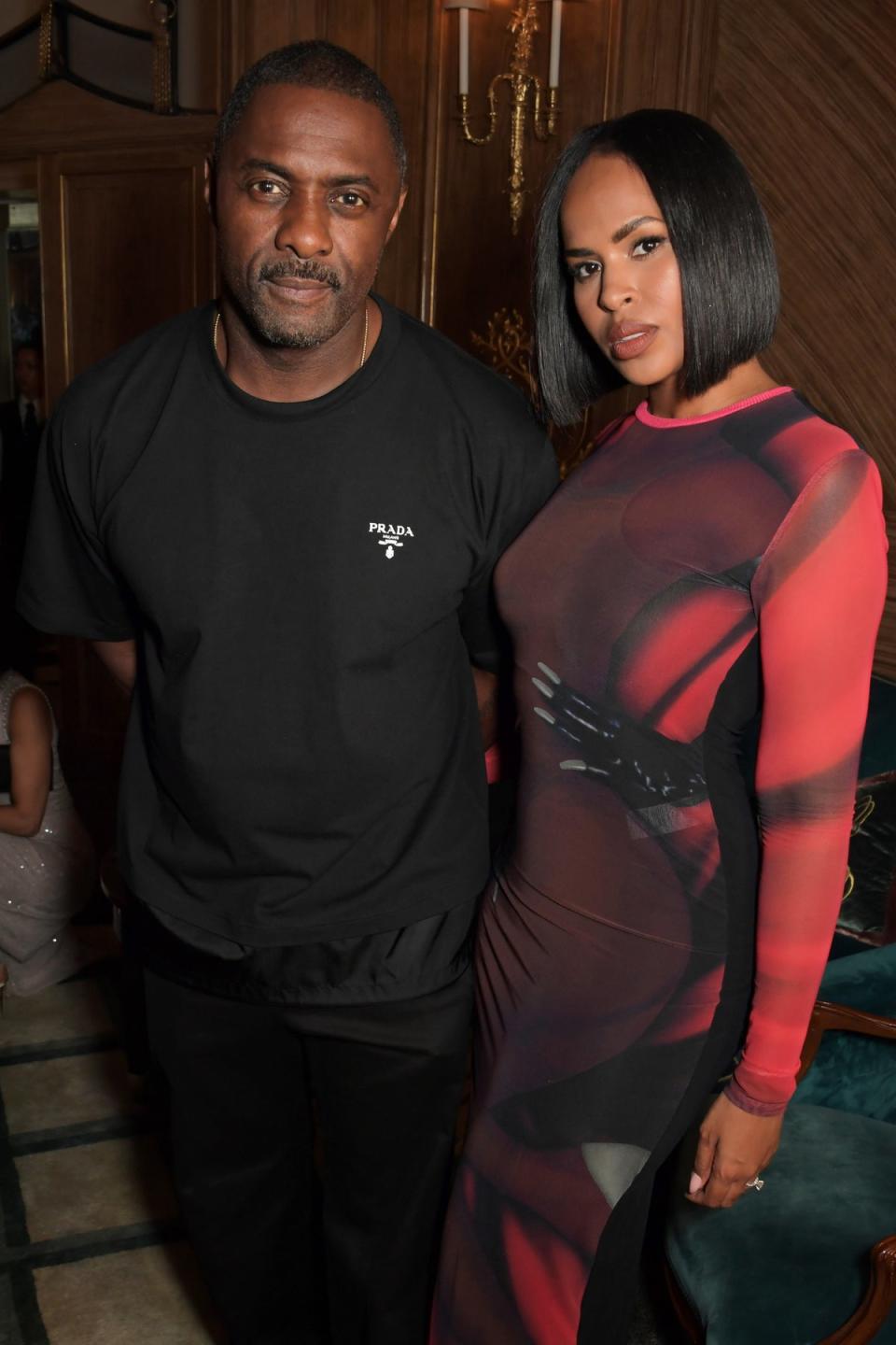 Idris Elba and Sabrina Elba attend a celebration of Edward Enninful's new memoir 