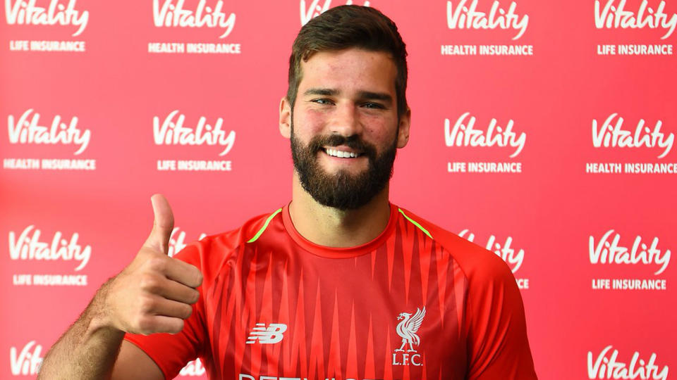 Alisson joined Liverpool for £67m.