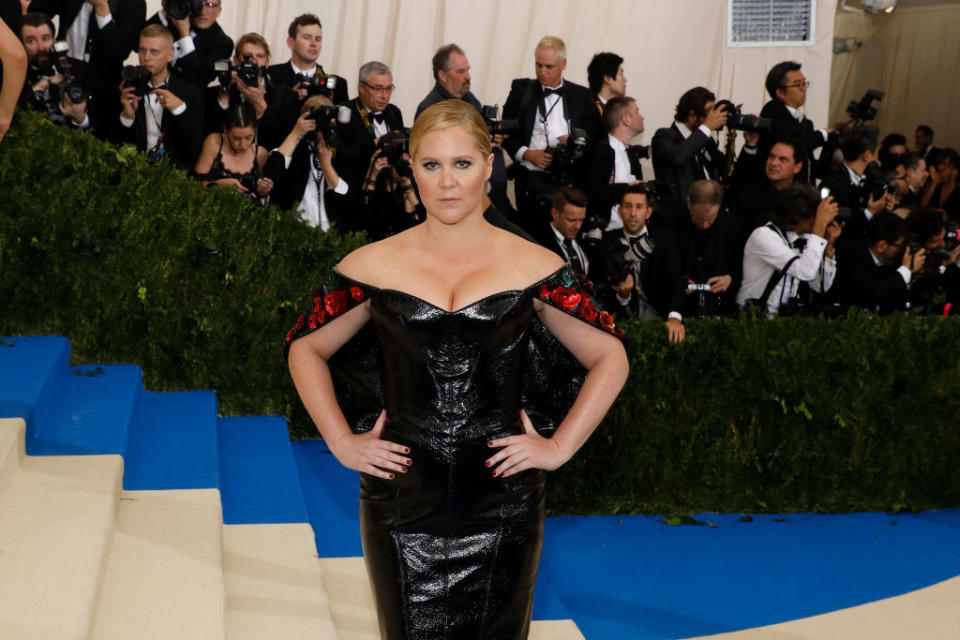 <p>"I’m a size 6 [UK 10] and have no plans of changing. This is it. Stay on or get off,” the comedian powerfully <a rel="nofollow noopener" href="https://twitter.com/amyschumer/status/565996404863434753?lang=en" target="_blank" data-ylk="slk:tweeted in 2015.;elm:context_link;itc:0;sec:content-canvas" class="link ">tweeted in 2015.</a></p>