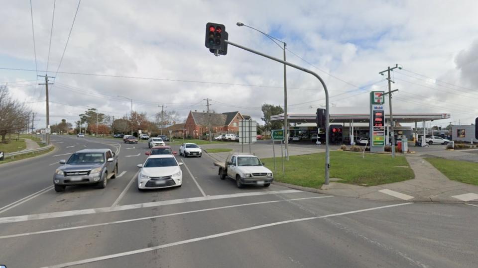 Police said Briffa was caught on camera speaking to two patrons at the store on the corner of Gillies and Sturt streets about 10.45am. Picture: Supplied