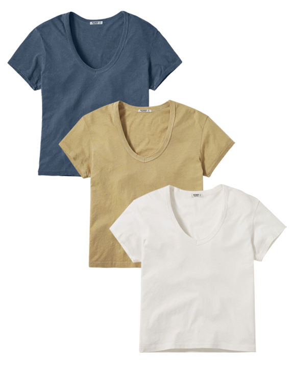 10) Slub Easy V-Neck