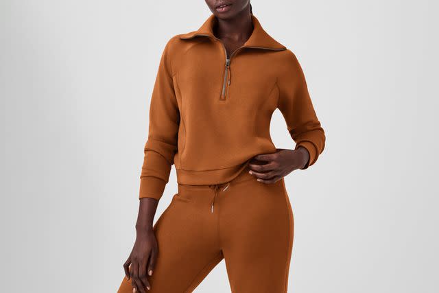 Spanx Released the Perfect Wrap Top to Take You From Barre to Brunch This  Fall - Yahoo Sports