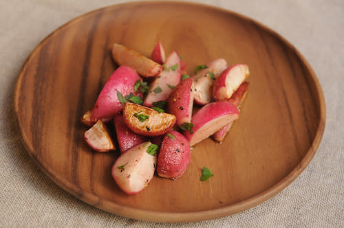 Sautéed Radishes with Mint