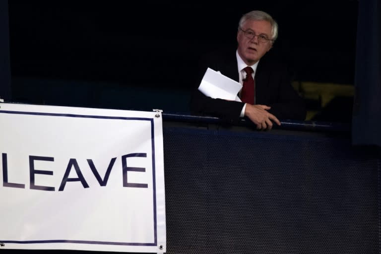 Former Brexit minister David Davis calls May's EU exit blueprint "completely unacceptable", raising speculation other ministers could follow his example and quit the cabinet over her proposals