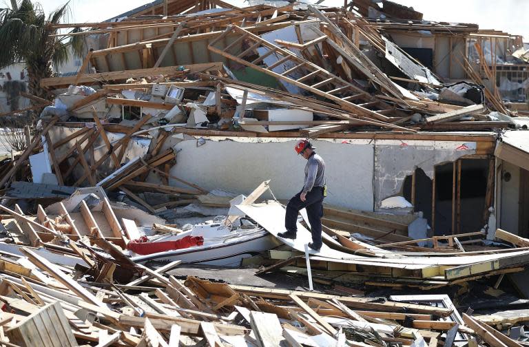 Hurricane Michael: Trump says authorities doing ‘incredible job’ in Florida as search for survivors continues