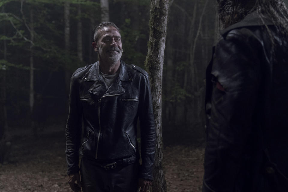 Jeffrey Dean Morgan and Ryan Hurst in “The Walking Dead” - Credit: Jace Downs/AMC