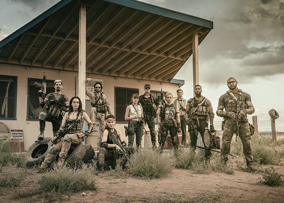 Zack Snyder's Army Of The Dead cast (Credit: Netflix)