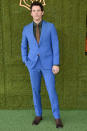 <p>Aber auch die Outfits der Herren konnten sich an diesem Tag sehen lassen. Besonders Schauspieler James Marsden stach farblich heraus: Er trug einen royal-blauen Anzug, kombiniert mit dunkelgrünem Hemd und brauner Krawatte. (Bild: AP Photo) </p>