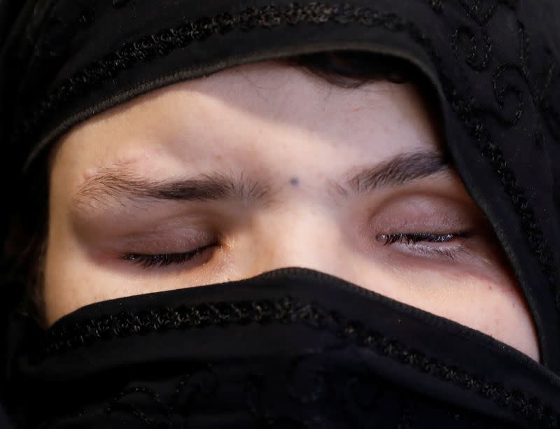 Afghan police woman who was blinded after gunmen attack interviewed in Kabul