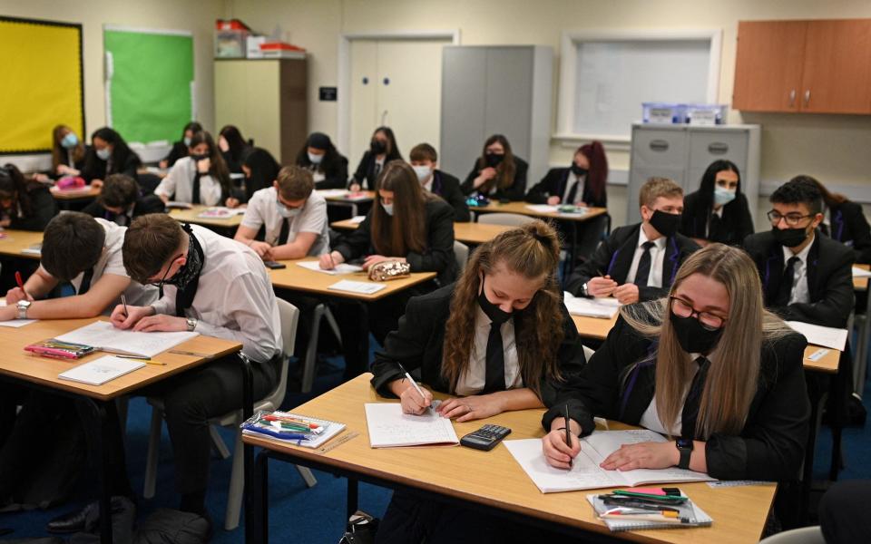 Ministers are keen to boost the take up of modern languages in schools - OLI SCARFF/AFP