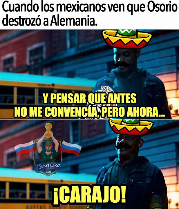 Memes Alemania vs México